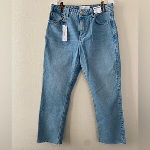 Top shop raw hem jeans